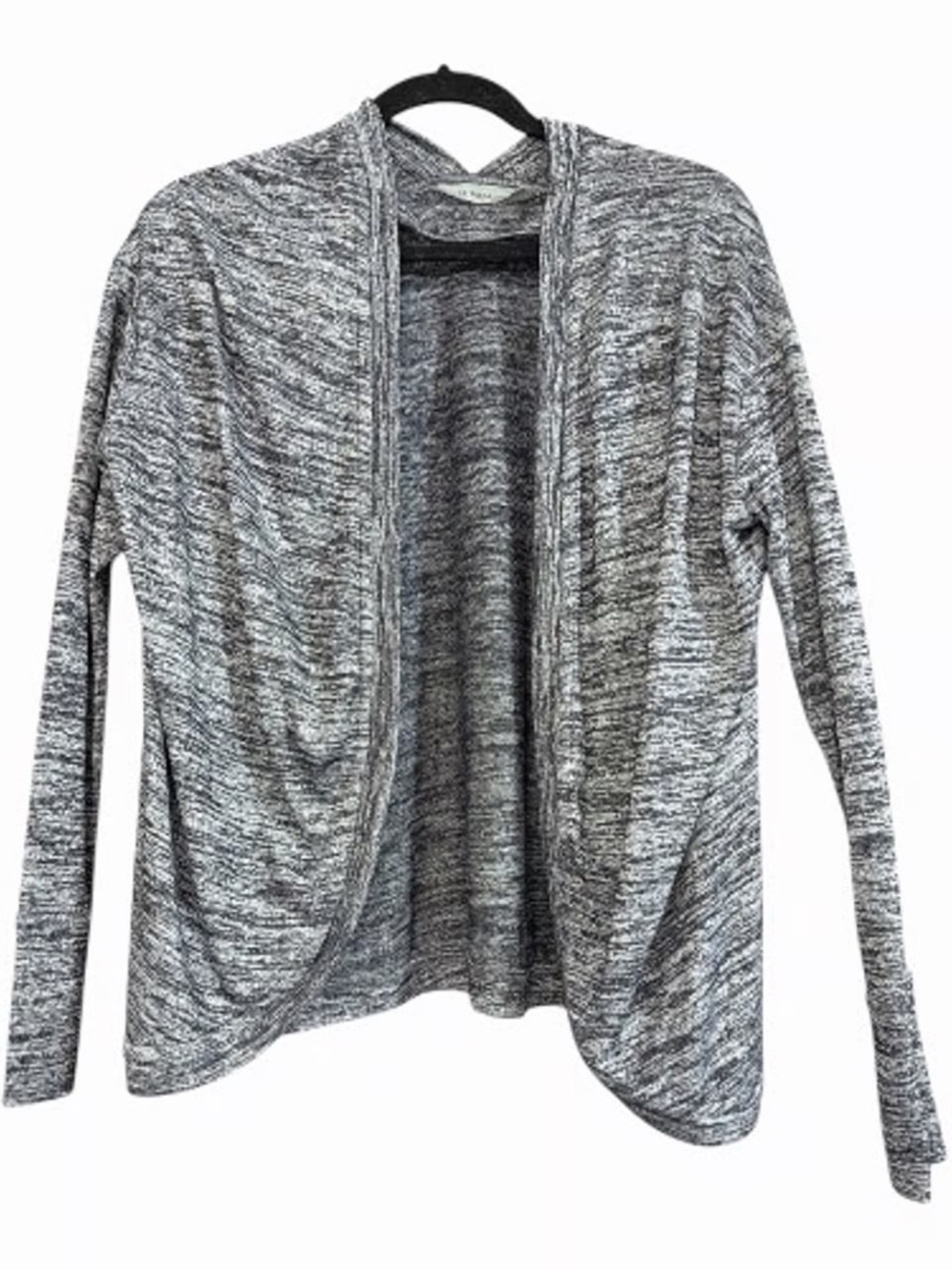 Athleta Pose Wrap Cardigan Sweater Gray Marled Space Dye XXS